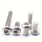 Button Head Bolt Sets Pack of 5 M3–M8 — A2 Fully Threaded