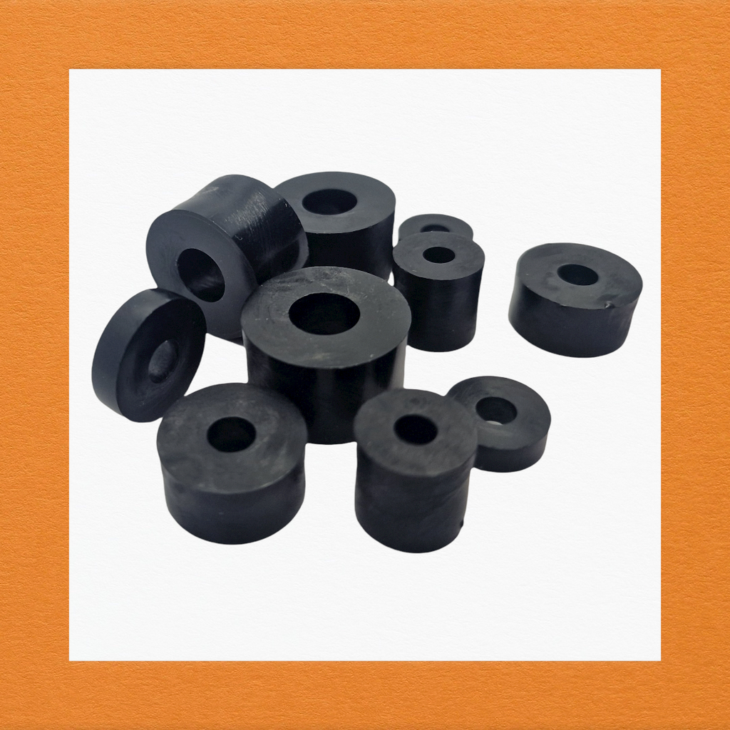 Wider Black Nylon Spacers M5–M10 — Standoff / Sleeve