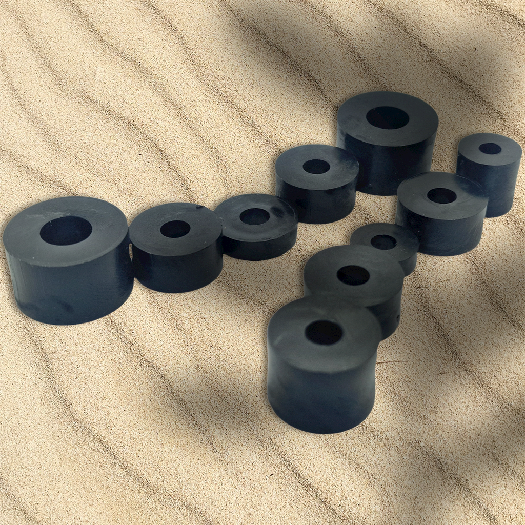 Wider Black Nylon Spacers M5–M10 — Standoff / Sleeve