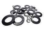 Black Nylon Flat Washers M3–M20 — Nylon 66 DIN 125A