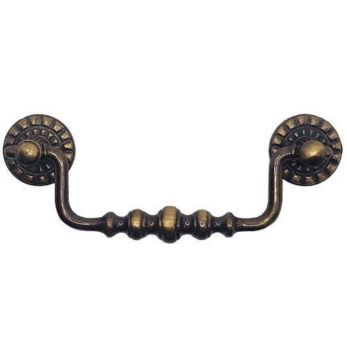 Vintage Cabinet Handle — Old Brass, Model 400B BR