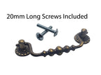 Vintage Cabinet Handle — Old Brass, Model 400B BR