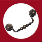 Vintage Cabinet Handle — Old Brass, Model 400B BR