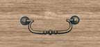 Vintage Cabinet Handle — Old Brass, Model 403G BR