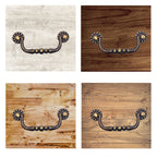 Vintage Cabinet Handle — Old Brass, Model 452/3 BR