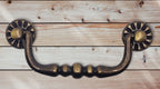 Vintage Cabinet Handle — Old Brass, Model 452/3 BR