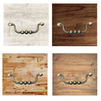 Vintage Cabinet Handle — Old Brass, Model 466 BR