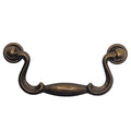 Vintage Cabinet Handle — Old Brass, Model 644-07