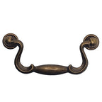 Vintage Cabinet Handle — Old Brass, Model 644-07