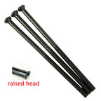 Black Electrical Screws M3.5 40–75mm — Black Nickel Socket