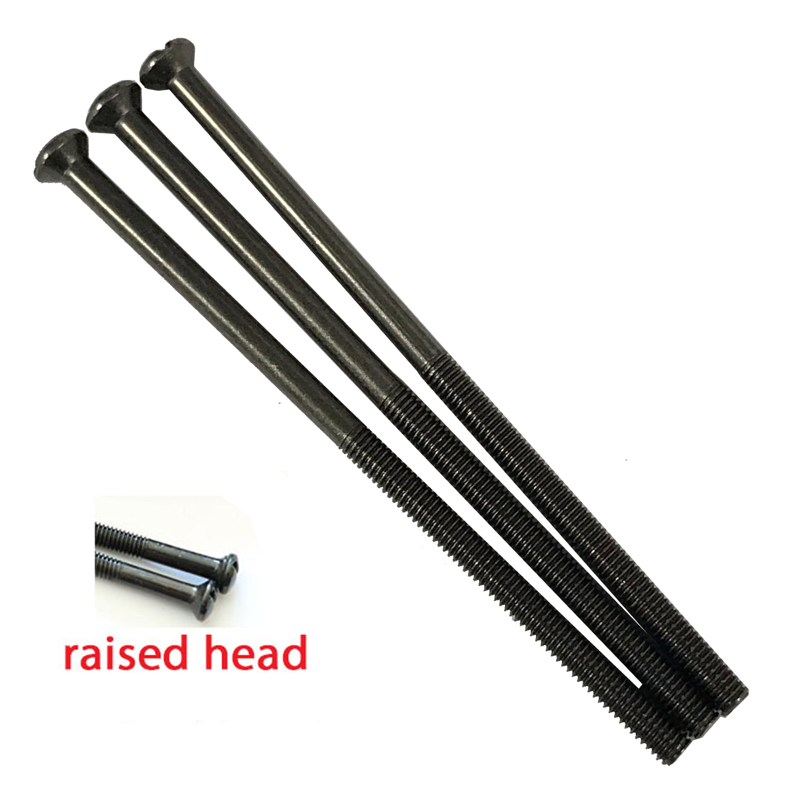 Black Electrical Screws M3.5 40–75mm — Black Nickel Socket