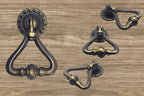 Vintage Cabinet Handle 936 BR — Old Brass