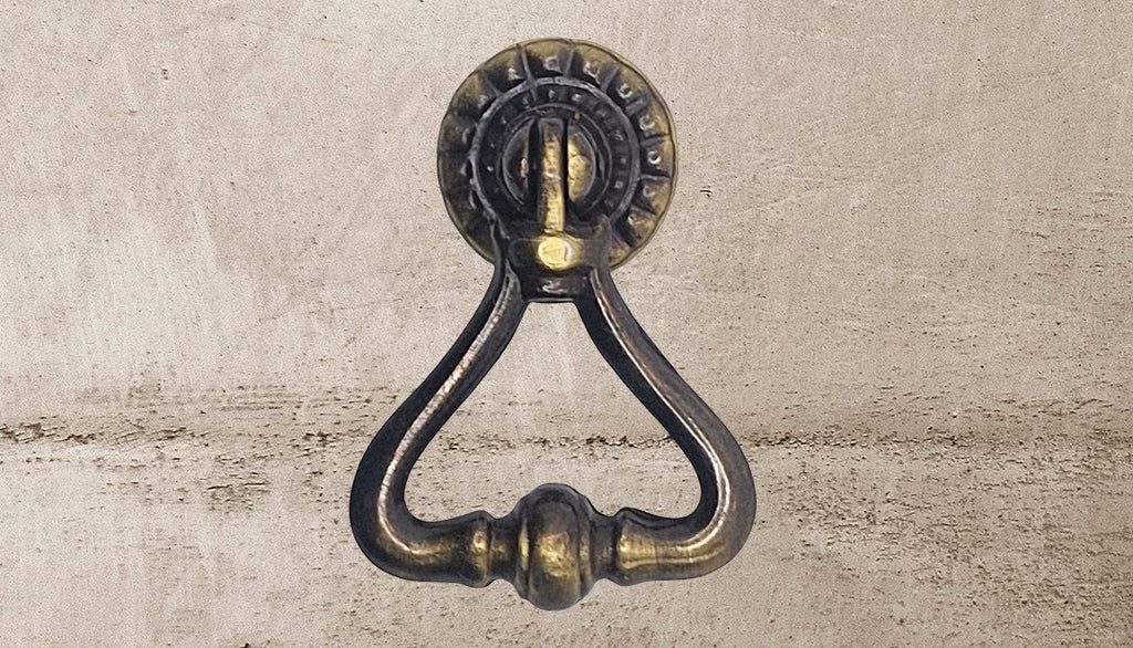 Vintage Cabinet Handle 936 BR — Old Brass