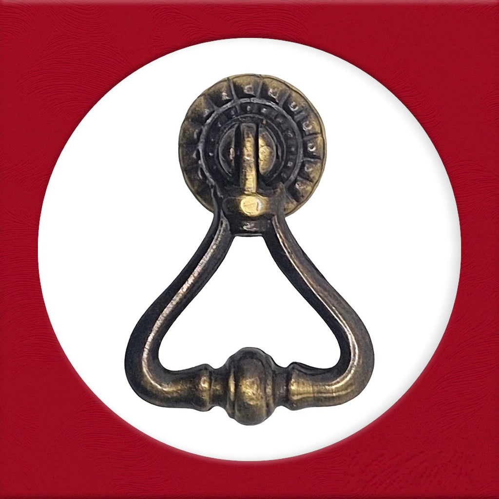 Vintage Cabinet Handle 936 BR — Old Brass