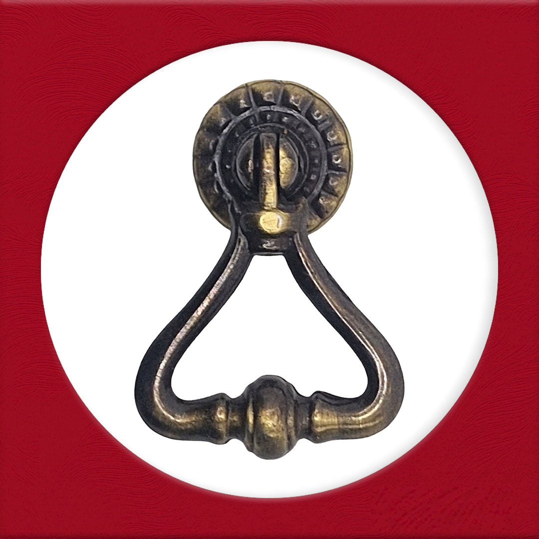 Vintage Cabinet Handle 936 BR — Old Brass