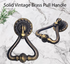 Vintage Cabinet Handle 936 BR — Old Brass