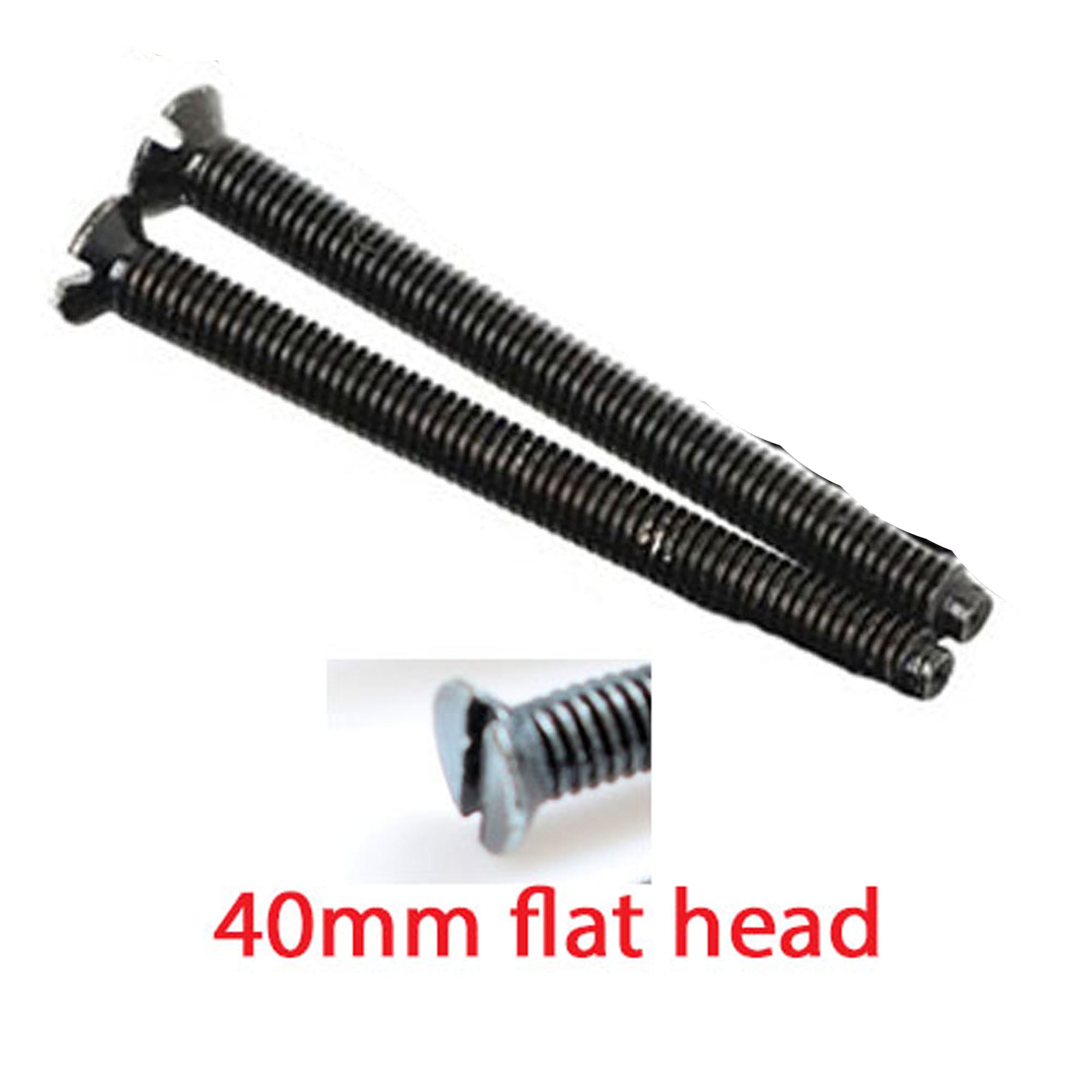 Black Electrical Screws M3.5 40–75mm — Black Nickel Socket