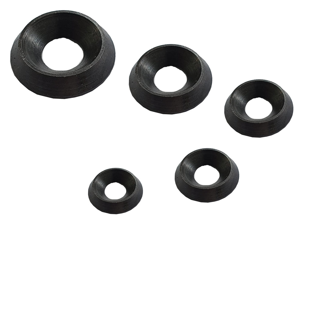 black finishing washers