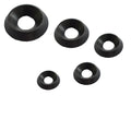 black finishing washers