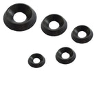black finishing washers