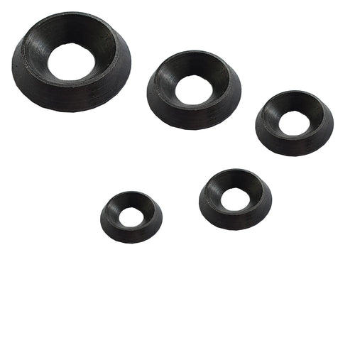 black finishing washers