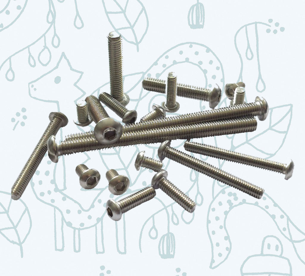 Socket Button Head Bolts M3–M8 — A2 Stainless ISO 7380
