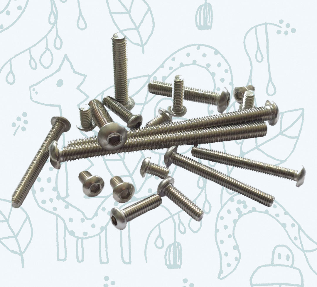 Socket Button Head Bolts M3–M8 — A2 Stainless ISO 7380