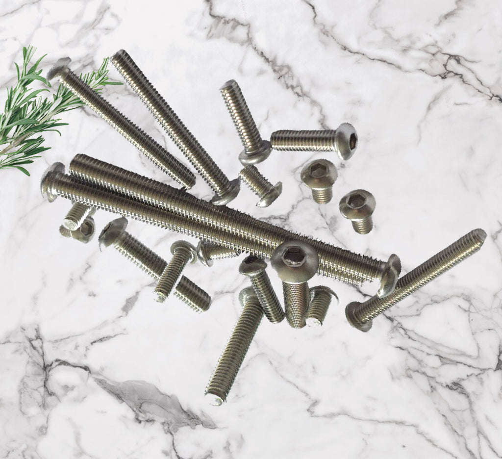 Socket Button Head Bolts M3–M8 — A2 Stainless ISO 7380