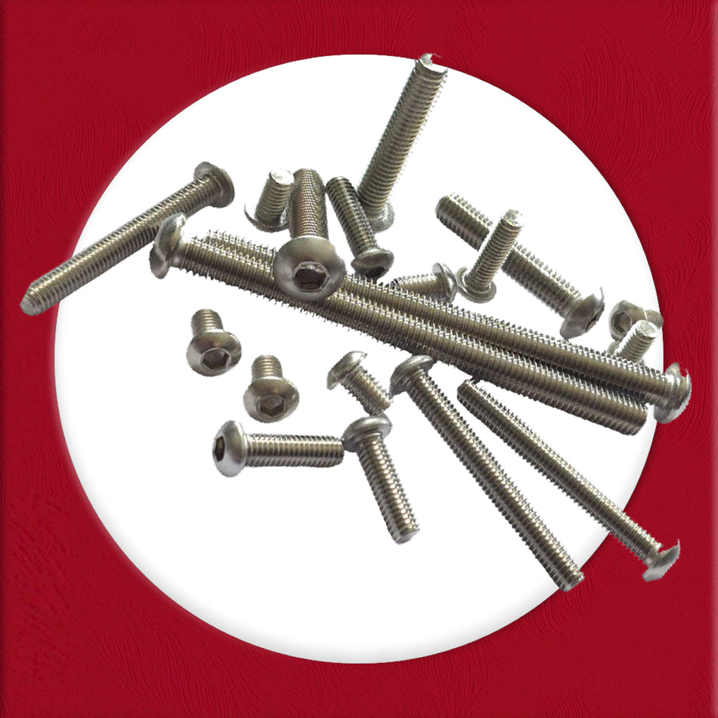 Socket Button Head Bolts M3–M8 — A2 Stainless ISO 7380