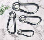 Eye Snap Carabiner Hook Spring 4–8mm — A4 Marine 316