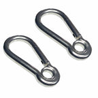 Eye Snap Carabiner Hook Spring 4–8mm — A4 Marine 316