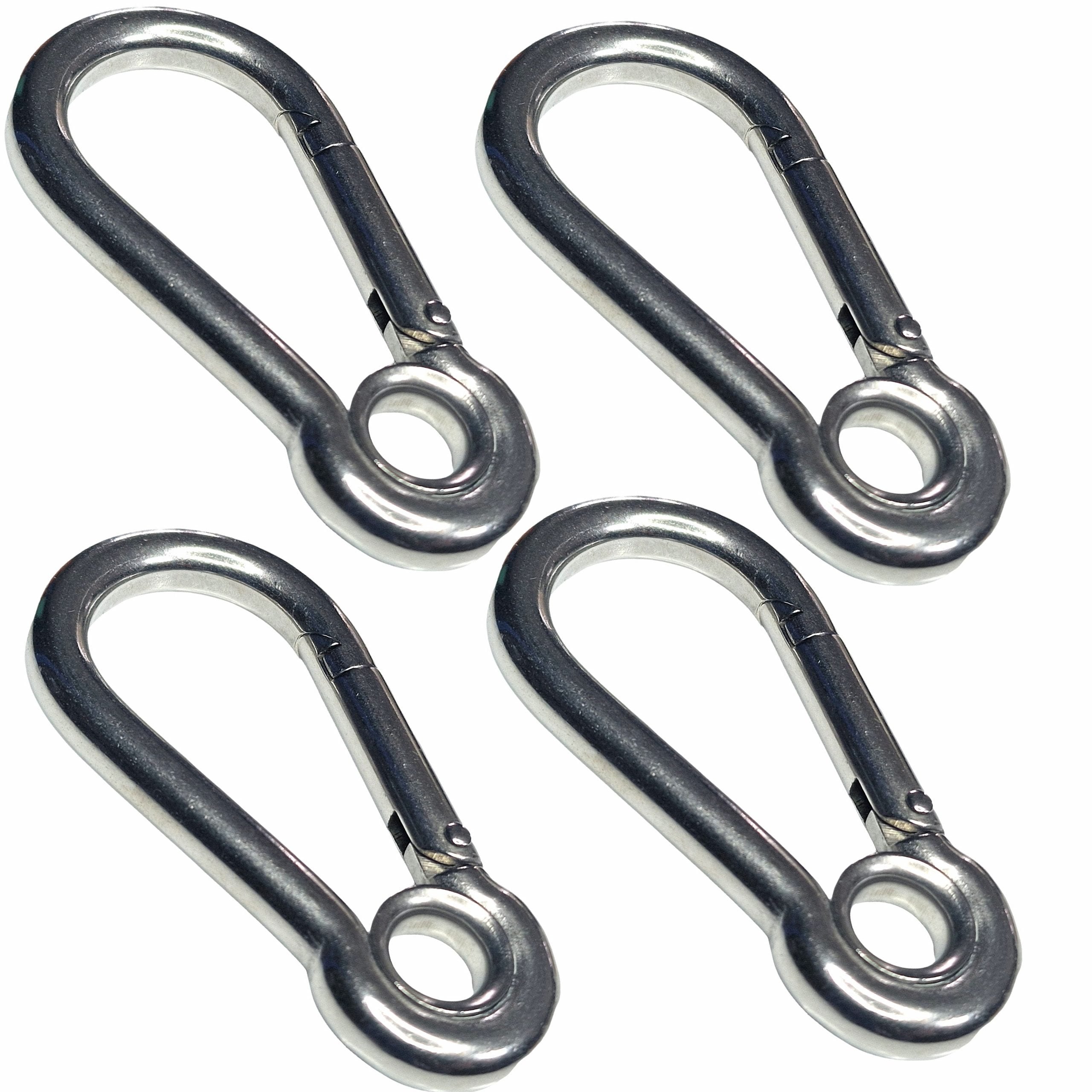 Eye Snap Carabiner Hook Spring 4–8mm — A4 Marine 316