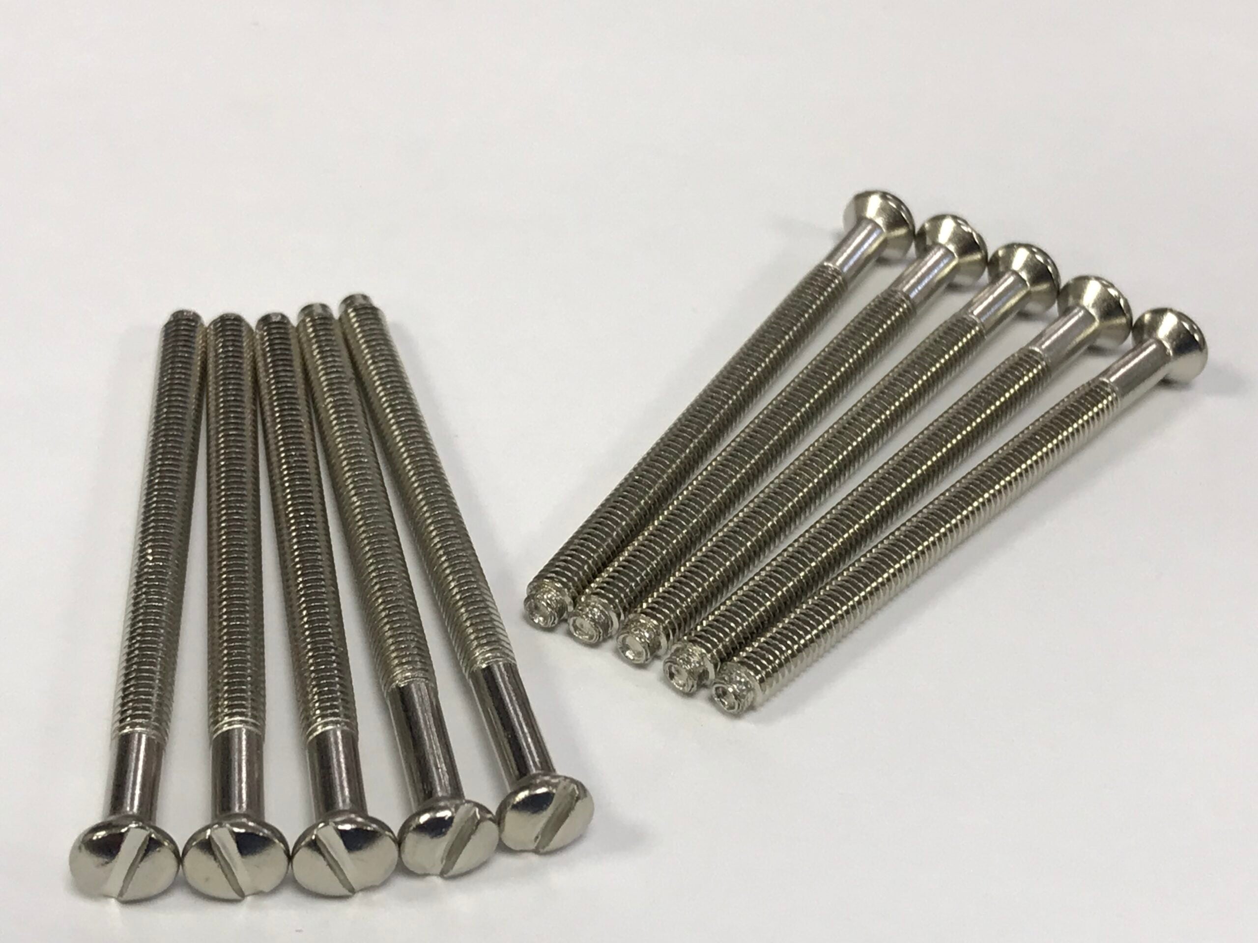 Chrome Electrical Screws M3.5 40–75mm — Polished Socket