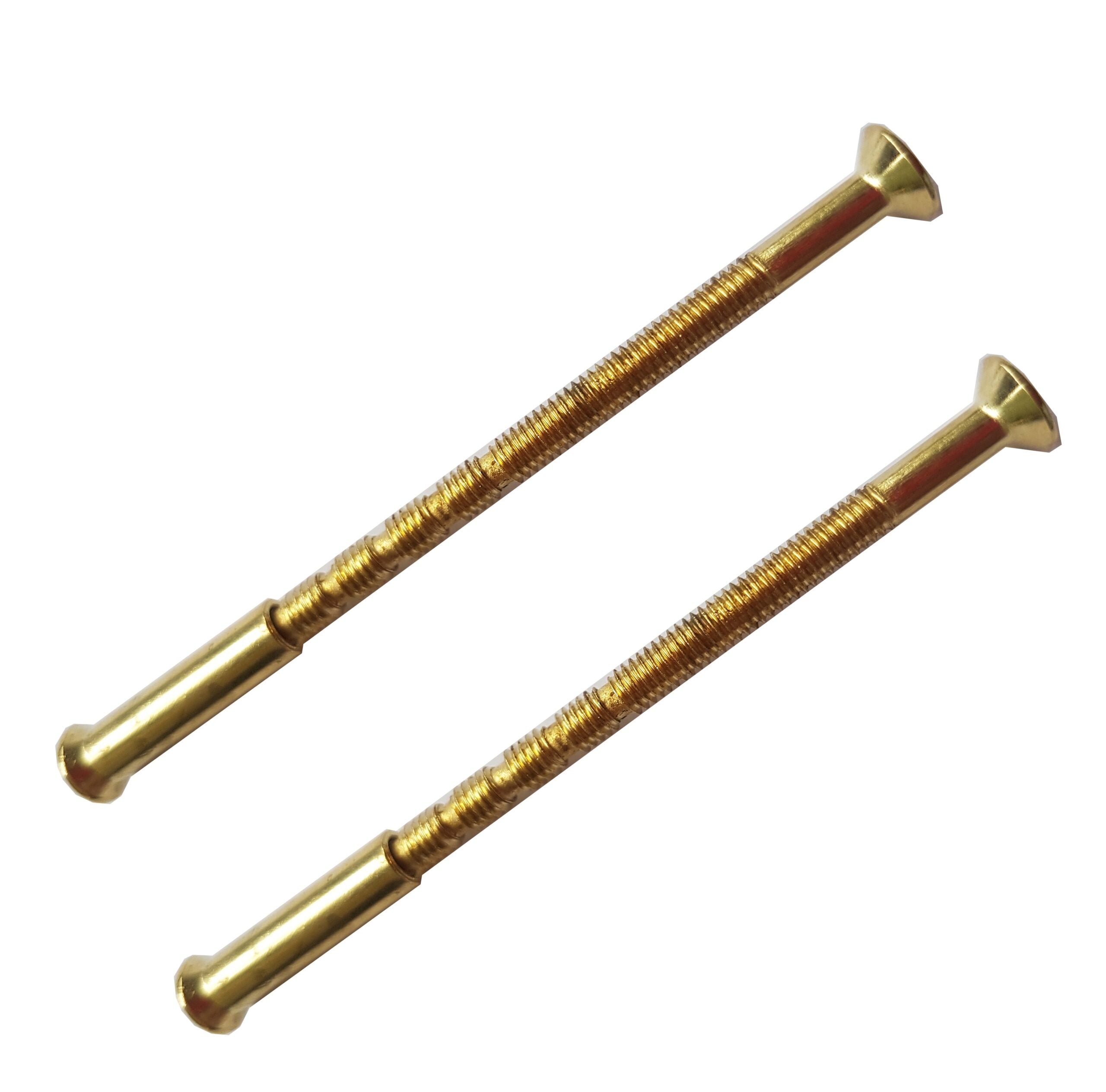 M4 Brass Door Handle Connecting Screw — 60mm Male/Female