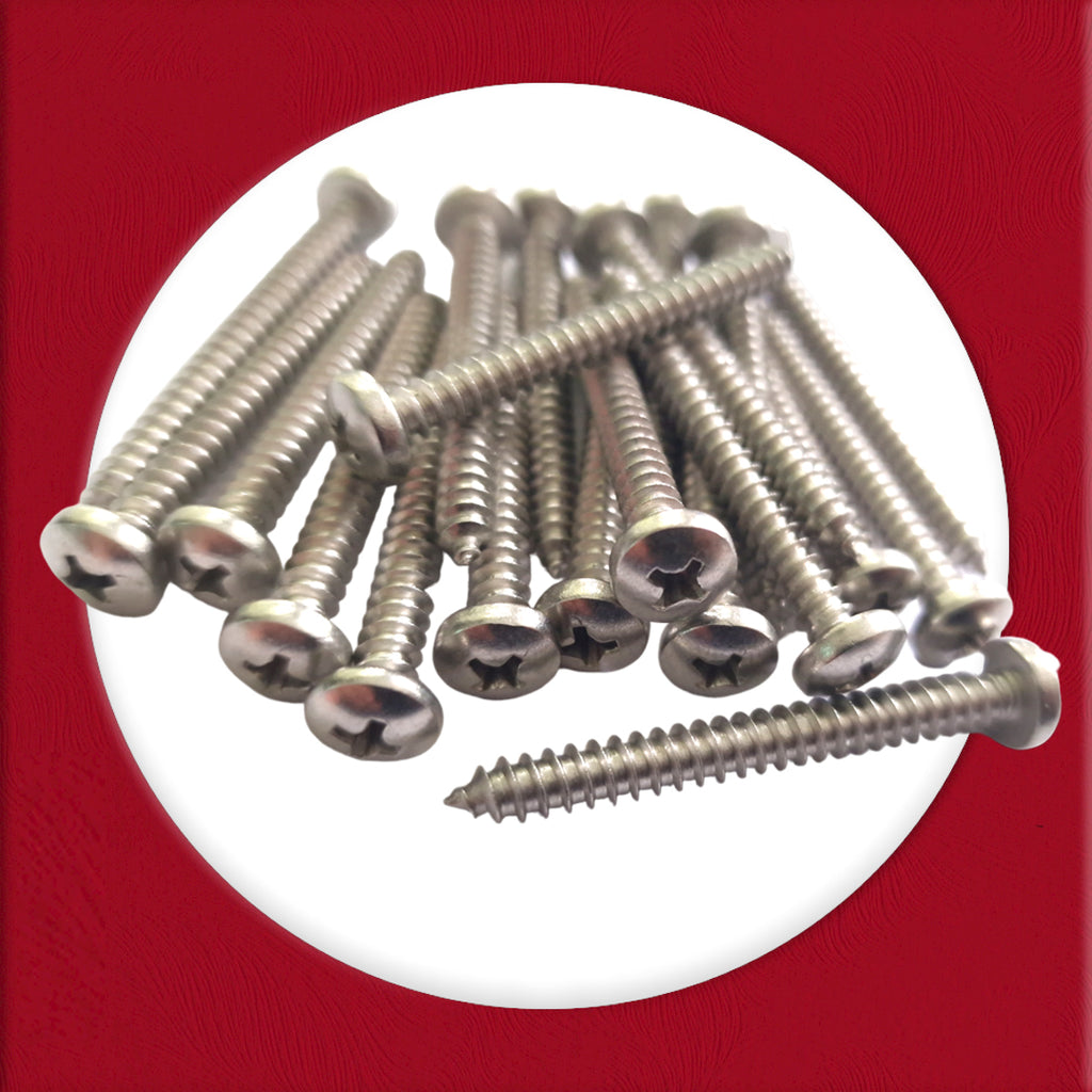 Pozi Pan Self-Tapping Screws No.4–12 — A4 316 Marine