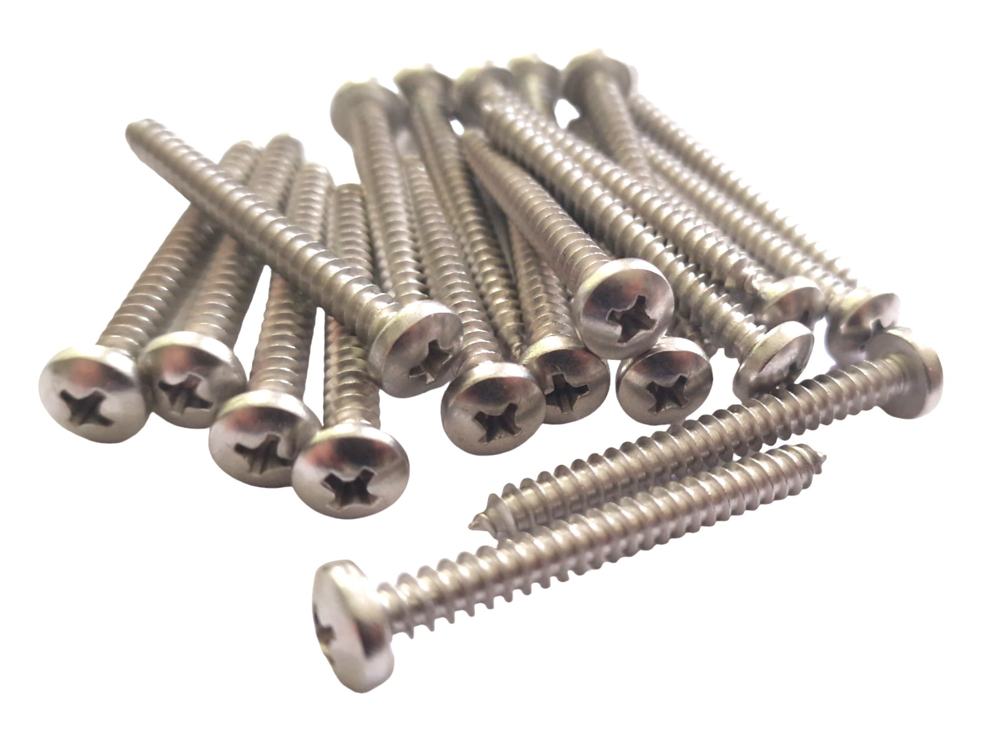 Pozi Pan Self-Tapping Screws No.4–12 — A4 316 Marine