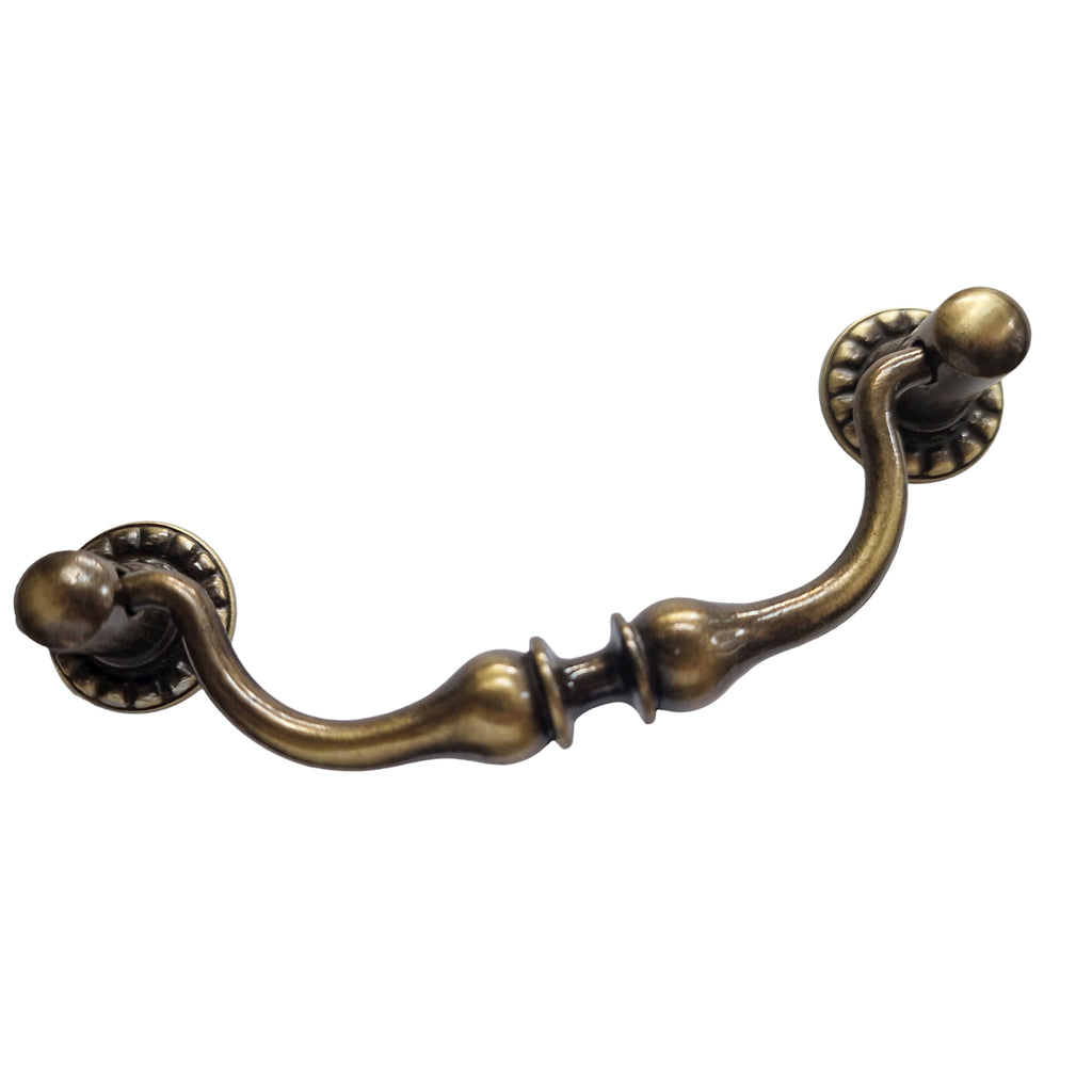Vintage Cabinet Handle — Old Brass, Model 431
