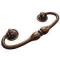 Vintage Cabinet Handle — Old Brass, Model 411