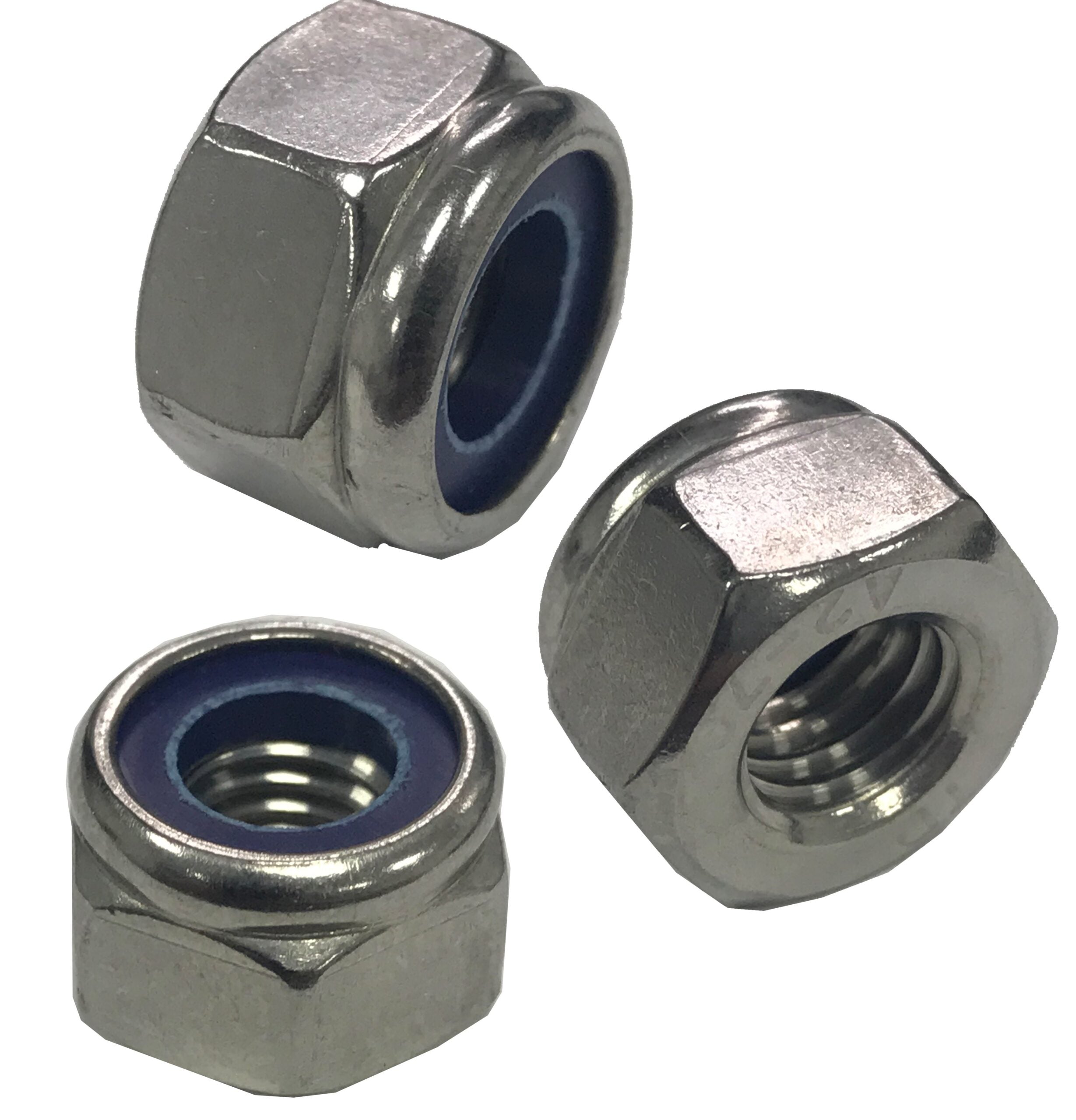 Nyloc Lock Nuts M4–M10 — A4 Marine 316 Stainless DIN 982