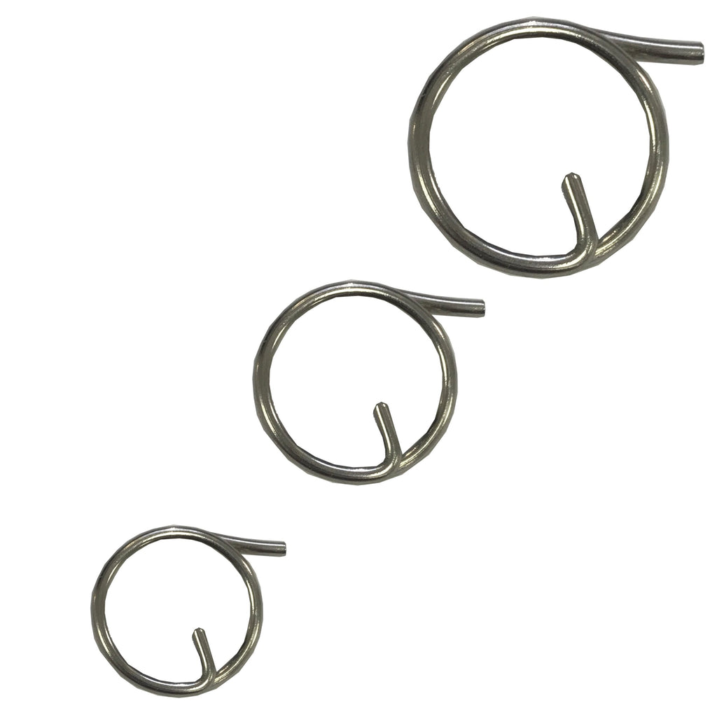 Split Cotter Ring 1–2mm Hairpin — A2 Stainless Steel