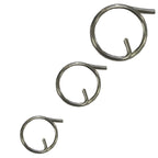 Split Cotter Ring 1–2mm Hairpin — A2 Stainless Steel