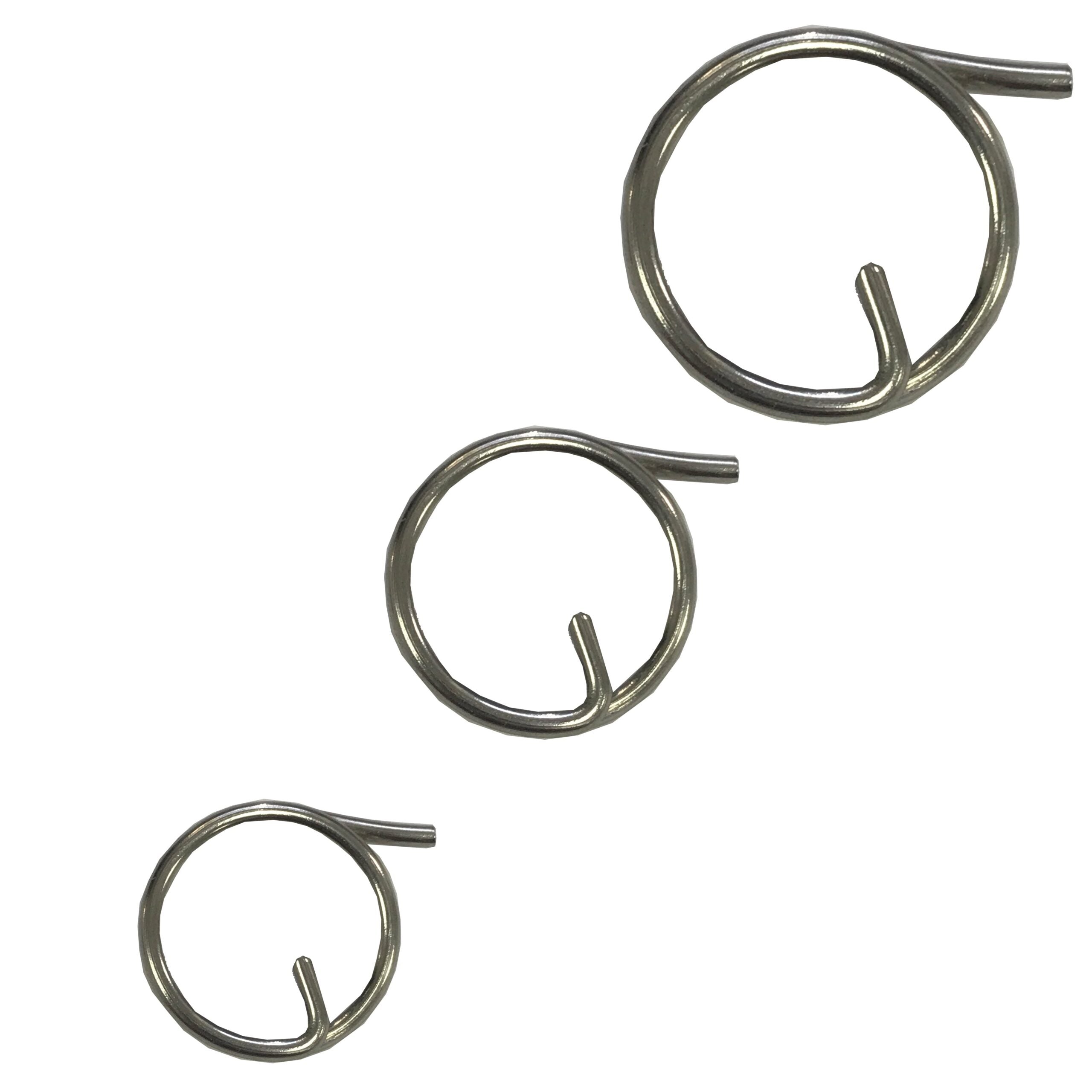 Split Cotter Ring 1–2mm Hairpin — A2 Stainless Steel