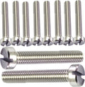 Slotted Cheese Head Screws M3–M6 — A2 Stainless DIN 84