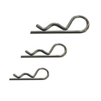 R-Clip Split Pin Beta 2–4mm — A2 Stainless Steel