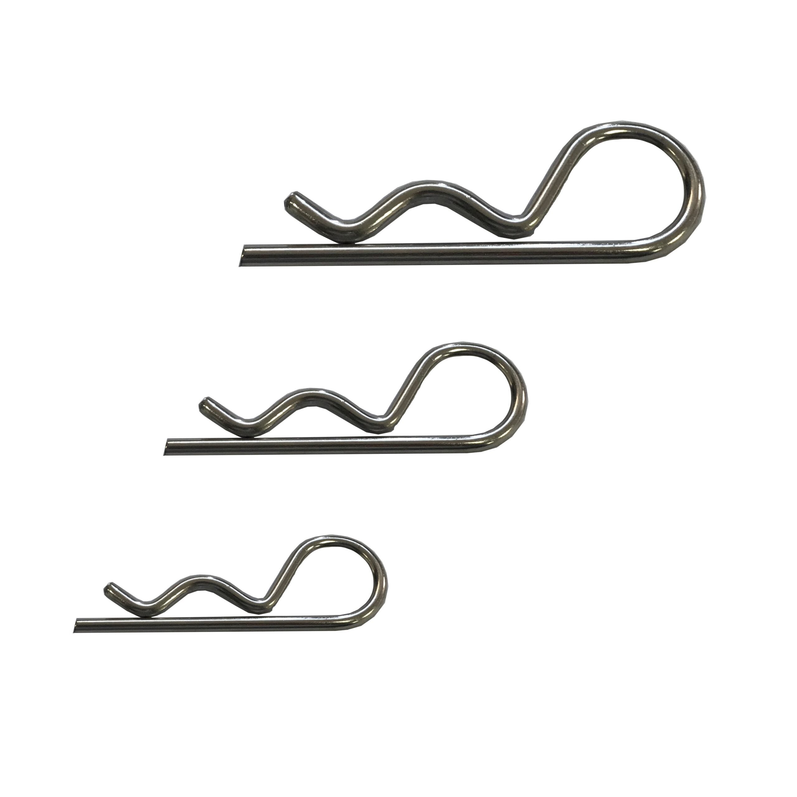 R-Clip Split Pin Beta 2–4mm — A2 Stainless Steel