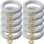 White Curtain Rings