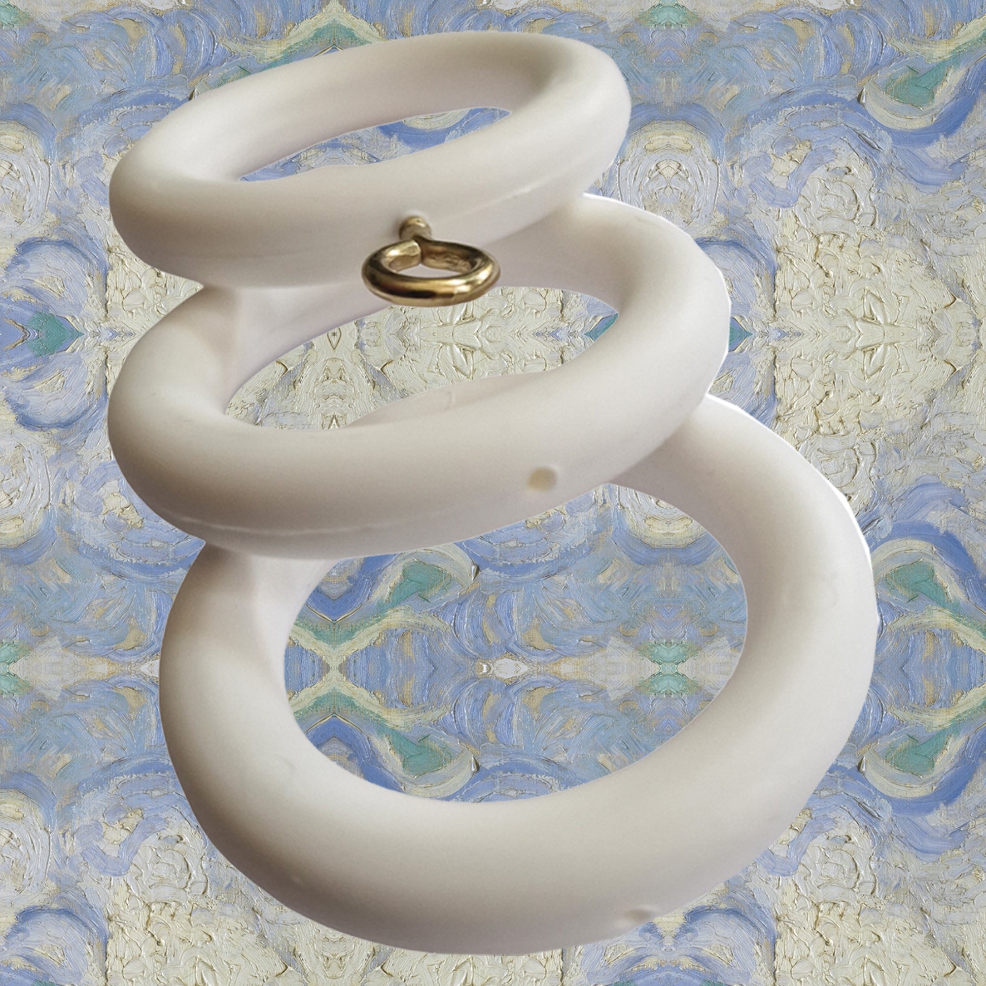 White Curtain Rings 22–35mm Pole — Pack of 10 Rust-Proof