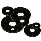 Black Nylon Penny Washers M3–M12 — DIN 9021 Insulating