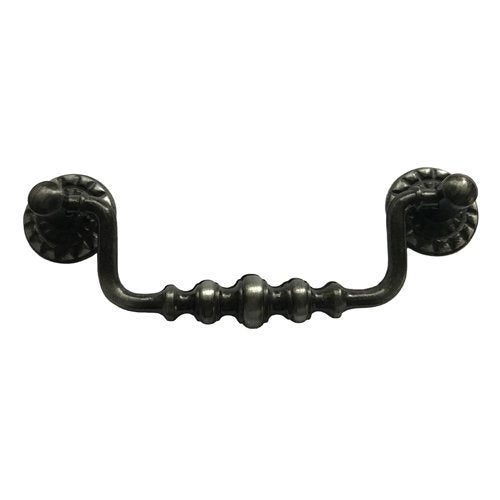 Vintage Cabinet Handle — Old Silver, Model 400B VA