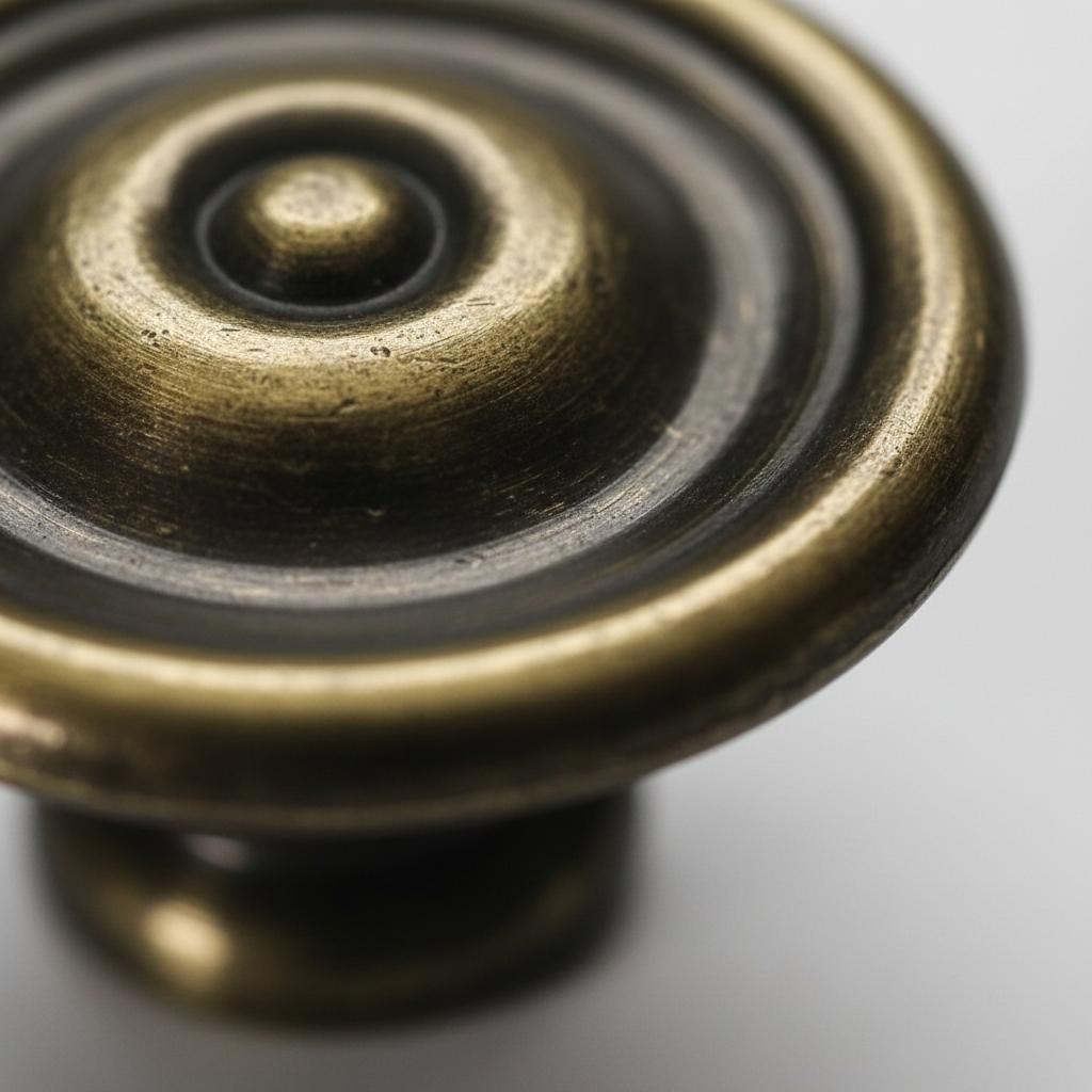 Cabinet Knob 608 BR – Close-up